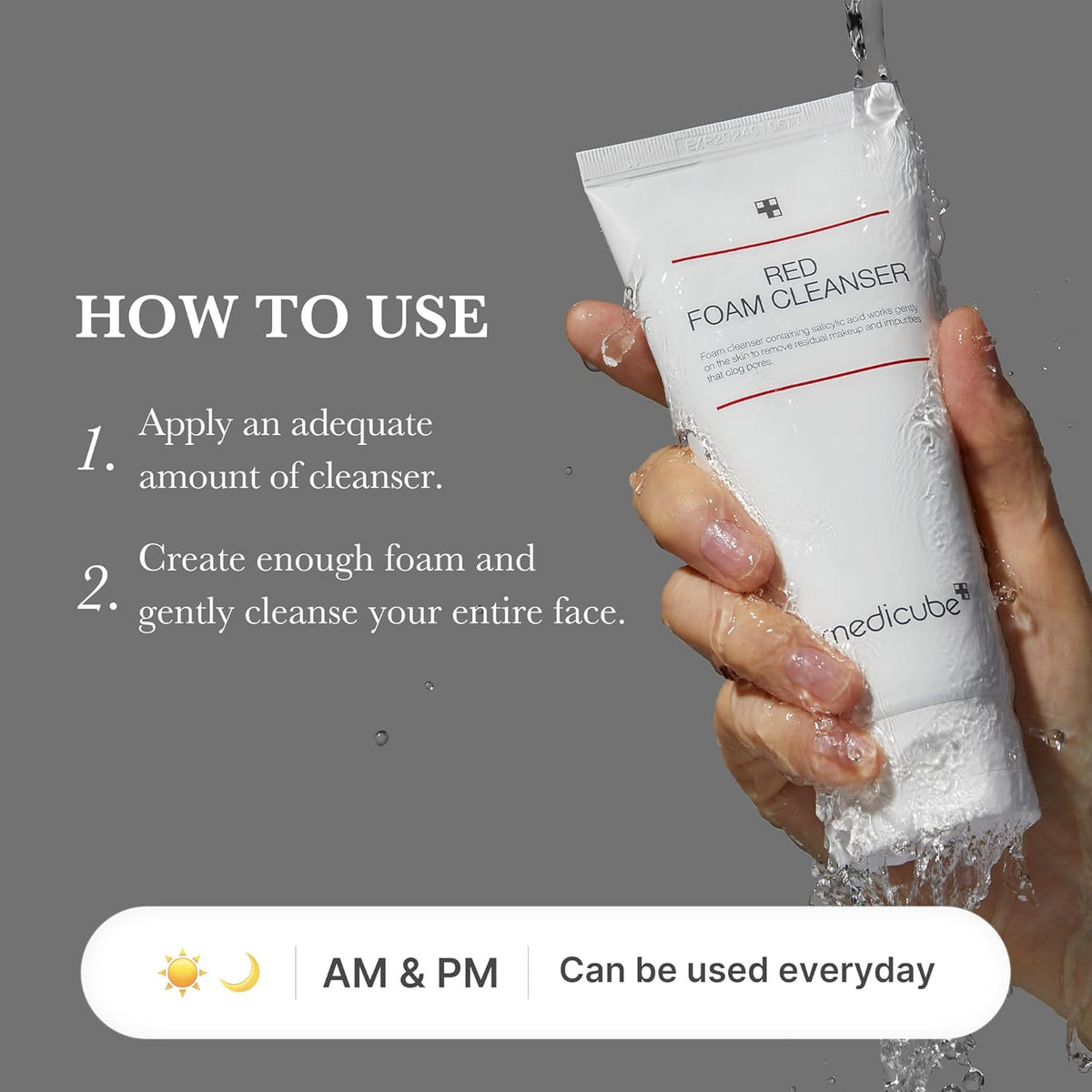 Medicube Red Foam Cleanser, 4.05 Oz