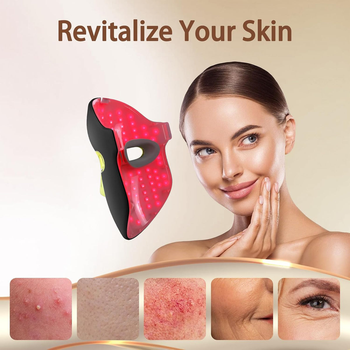 Red Light Therapy Anti-Aging, Blemish Repair