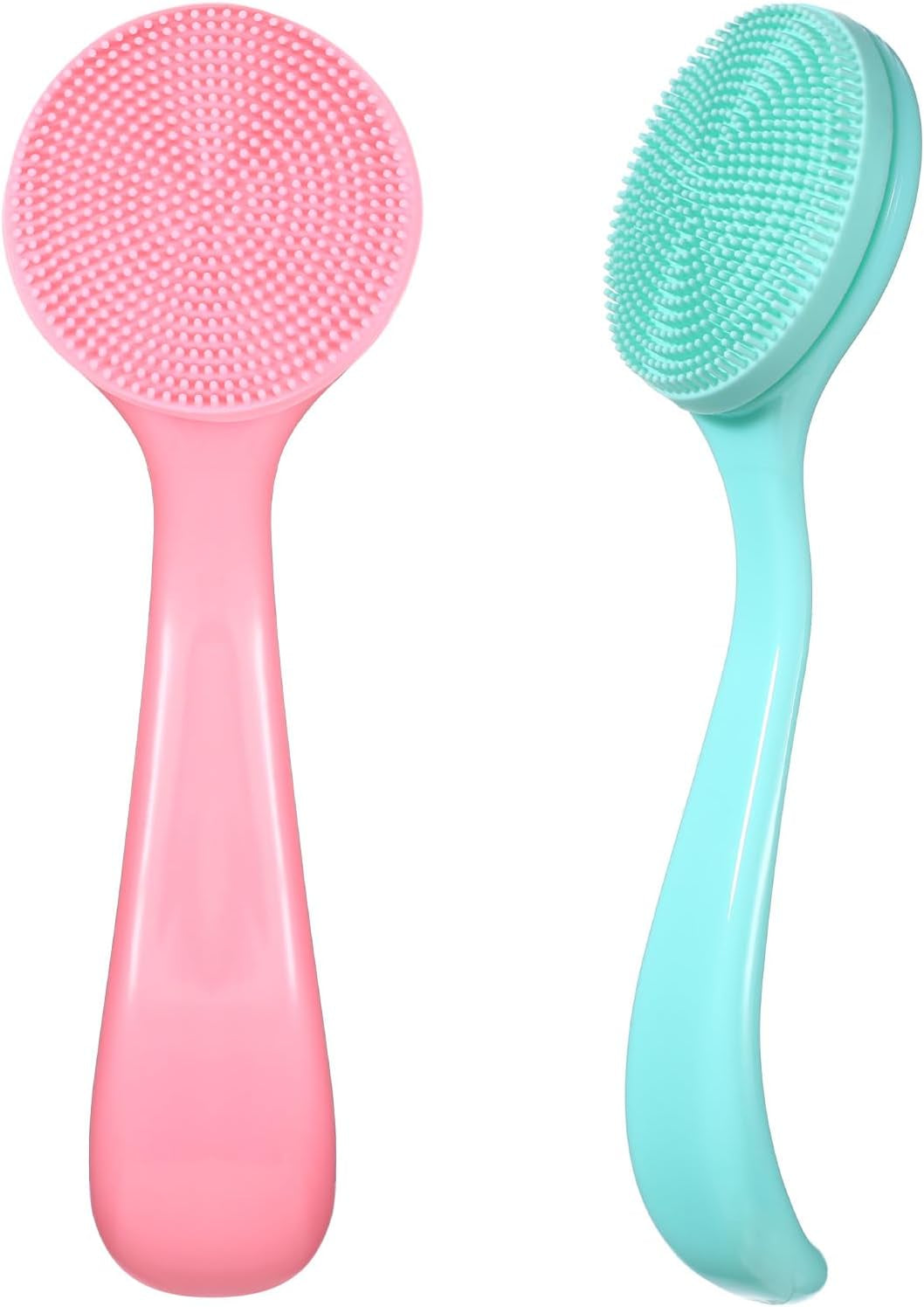 2 Pcs Silicone Facial Cleansing Brush
