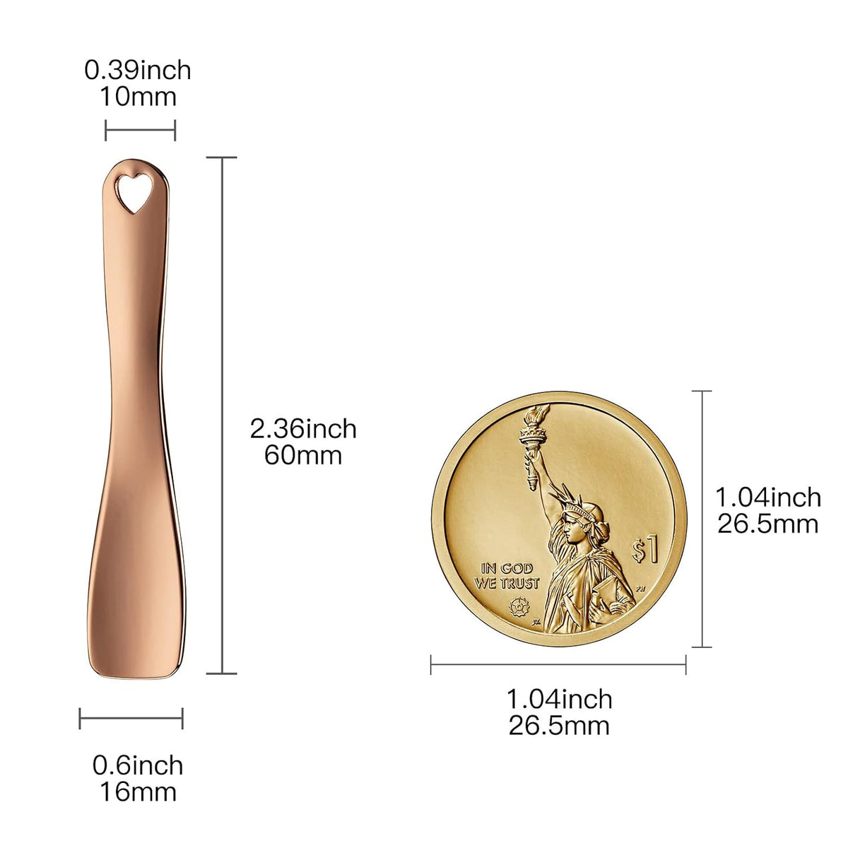 3Pcs Metal Makeup Spatula