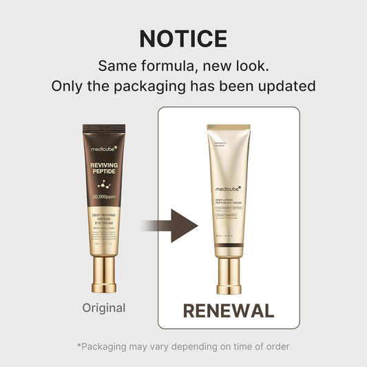 Medicube Eye Serum with Deep Reviving Peptide for Fine Lines & Aging Care