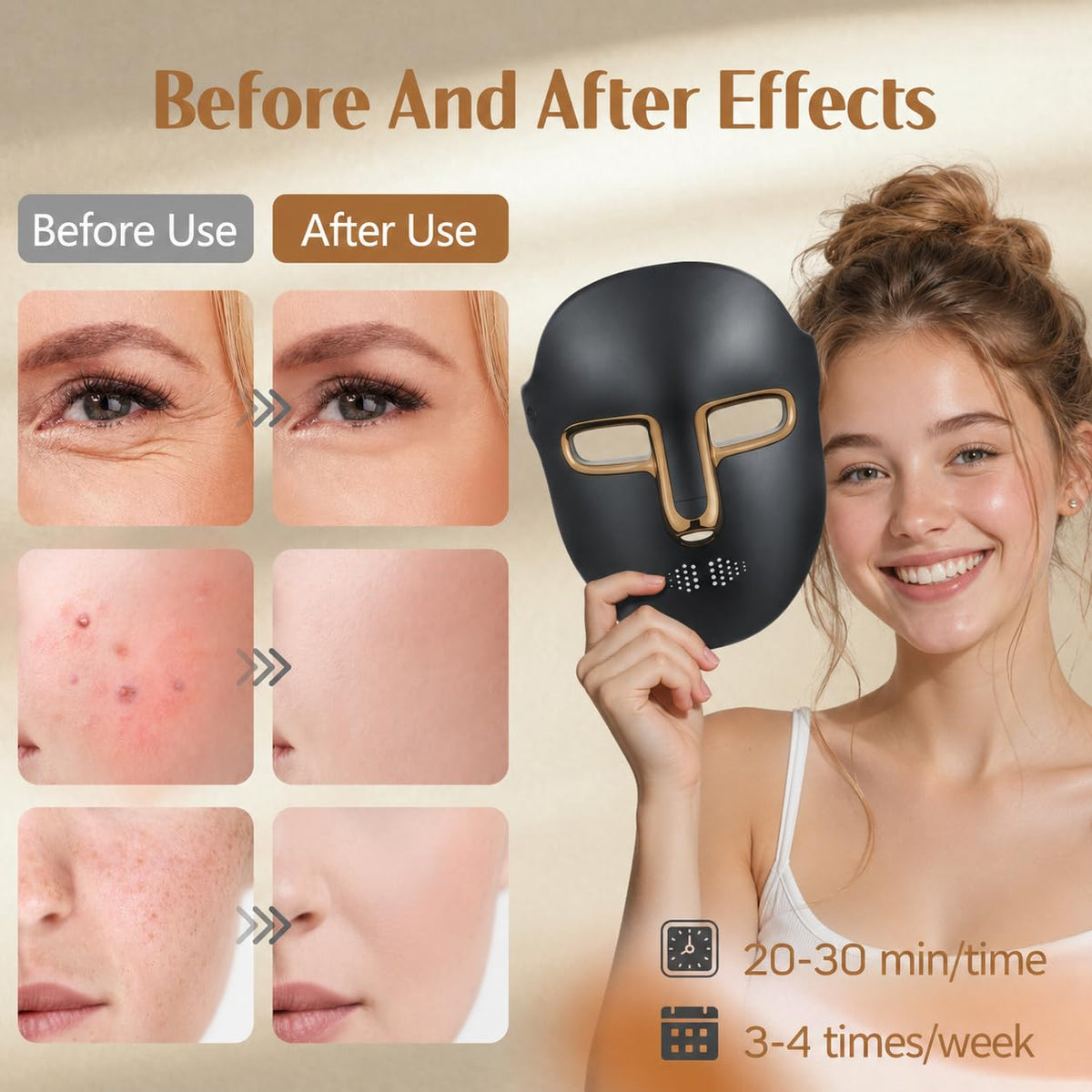Red Light Therapy Anti-Aging, Blemish Repair