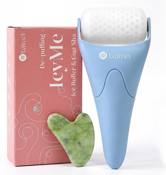 Ice Roller & Gua Sha Facial Tool Set
