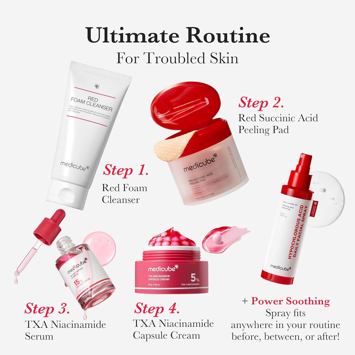 Medicube Red Foam Cleanser, 4.05 Oz
