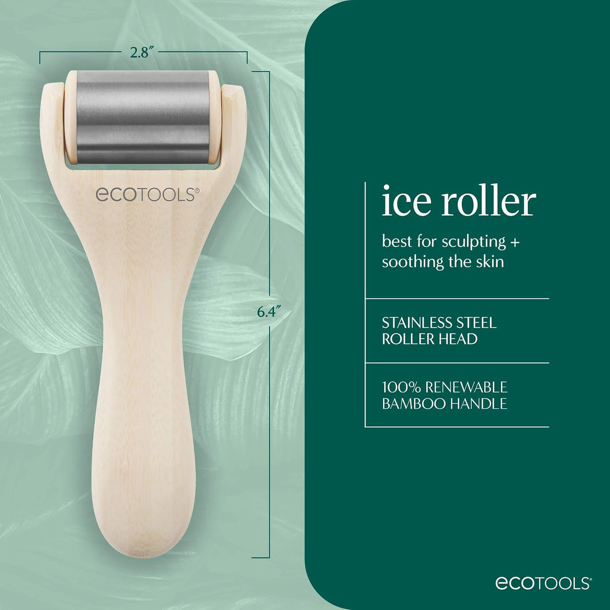 Ice Roller, Stainless Steel Facial Roller