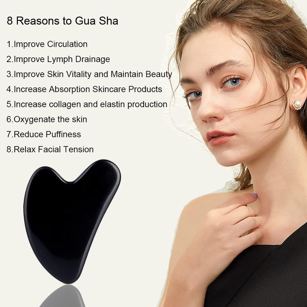 Black Obsidian Gua Sha