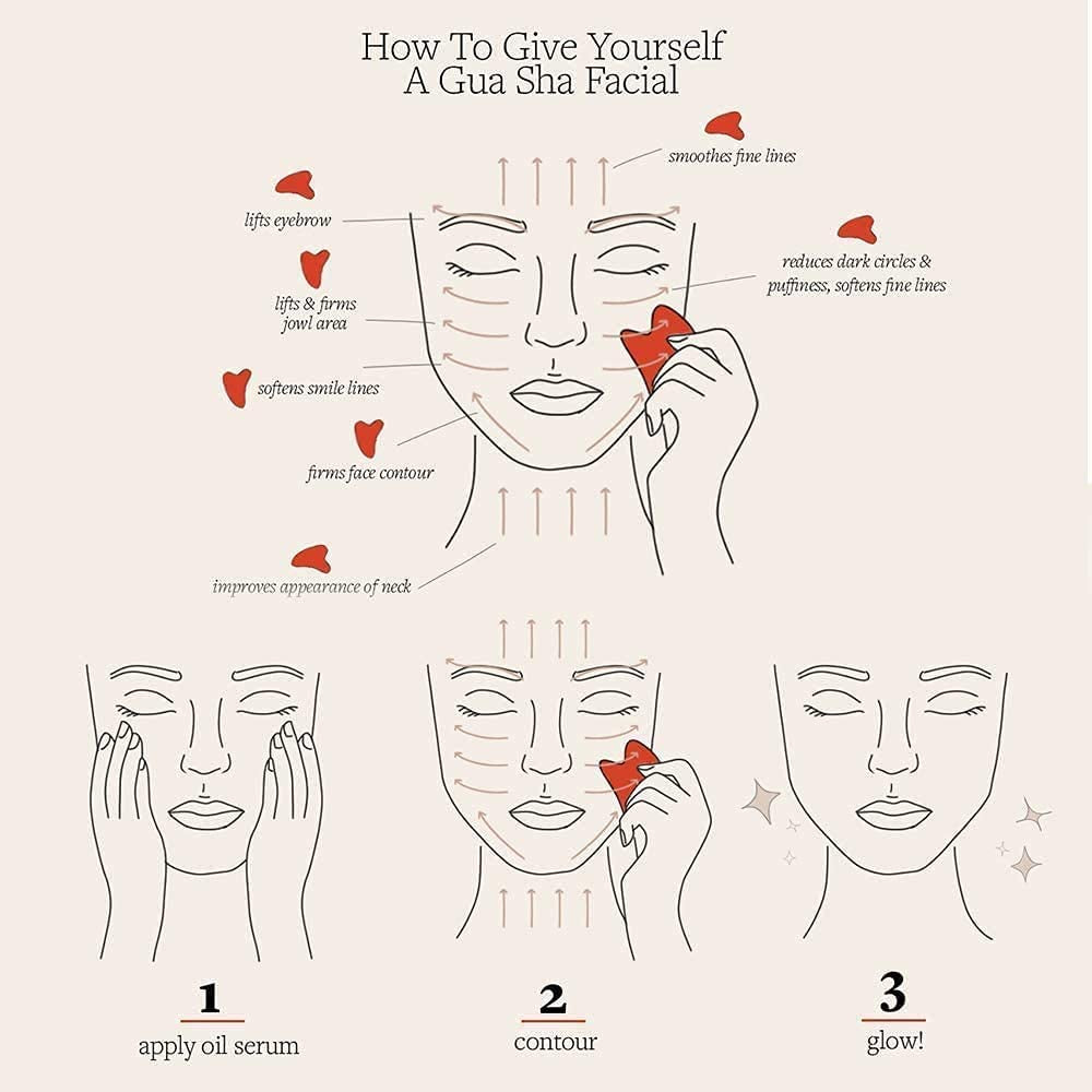 Purple Gua Sha,Face Tightening