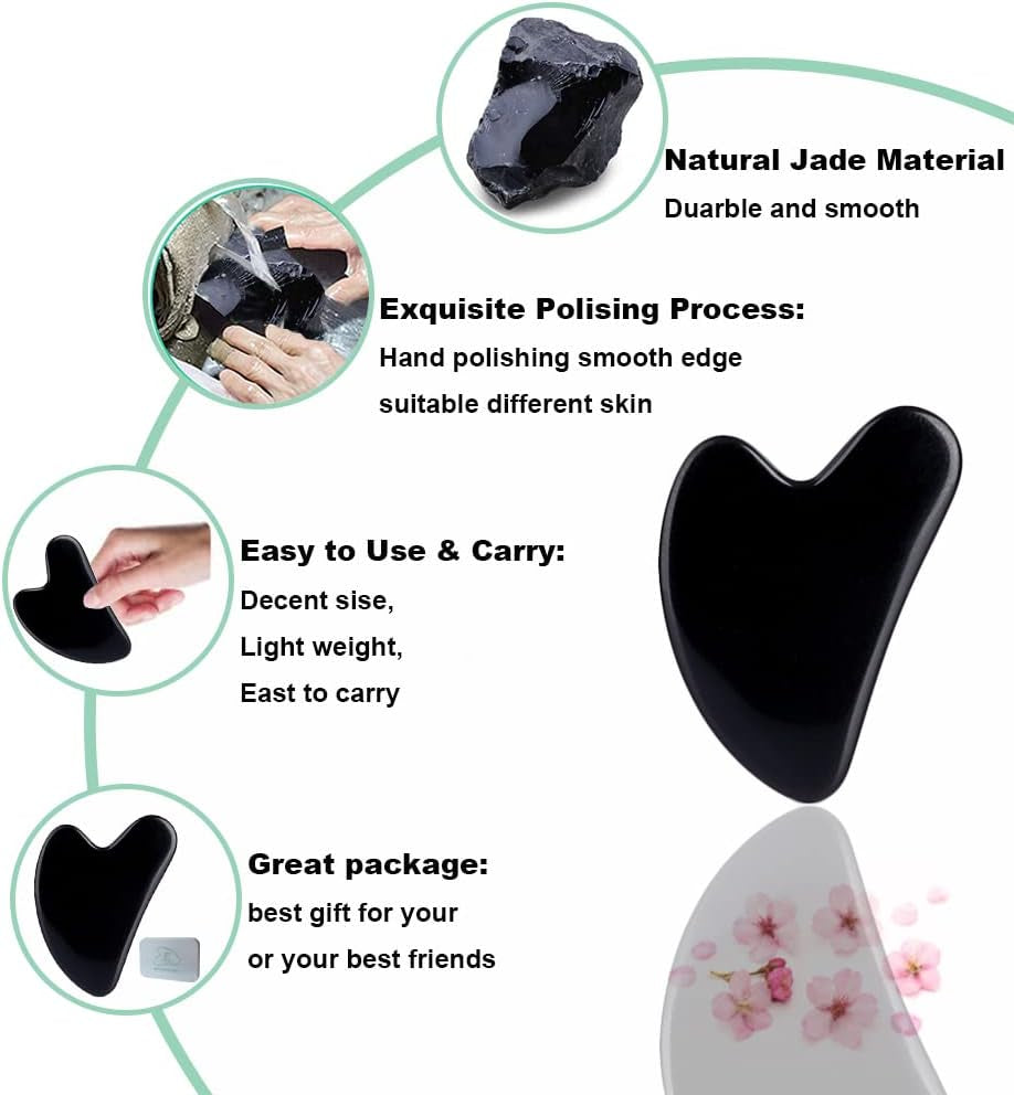 Black Obsidian Gua Sha