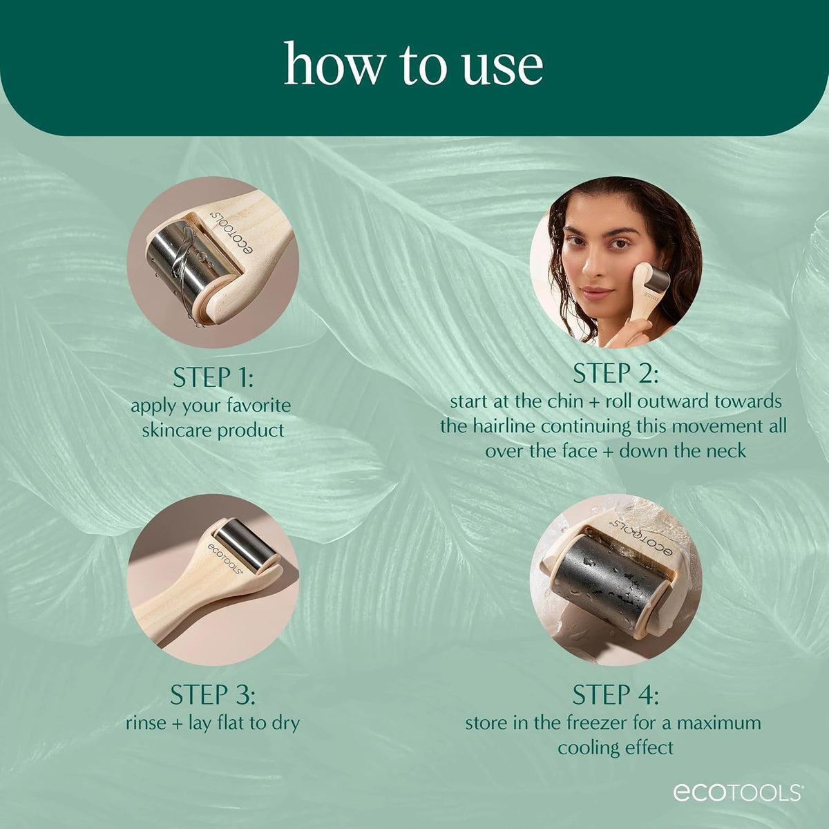Ice Roller, Stainless Steel Facial Roller