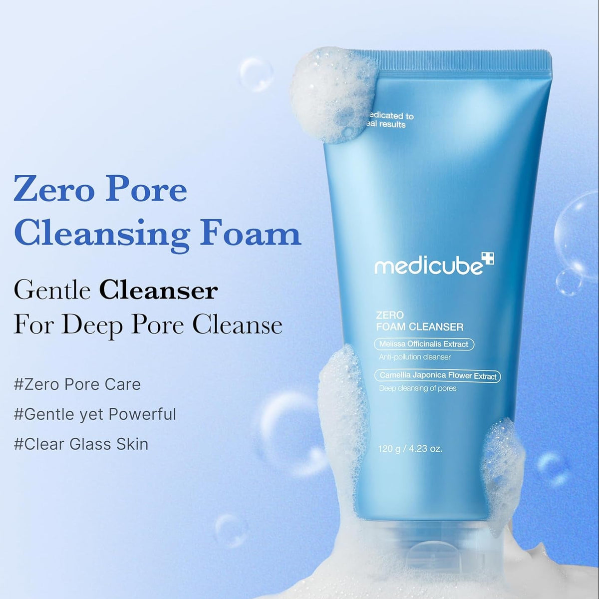 Medicube Facial Cleanser Zero Foam Cleanser for Pore & Excess Oil Care