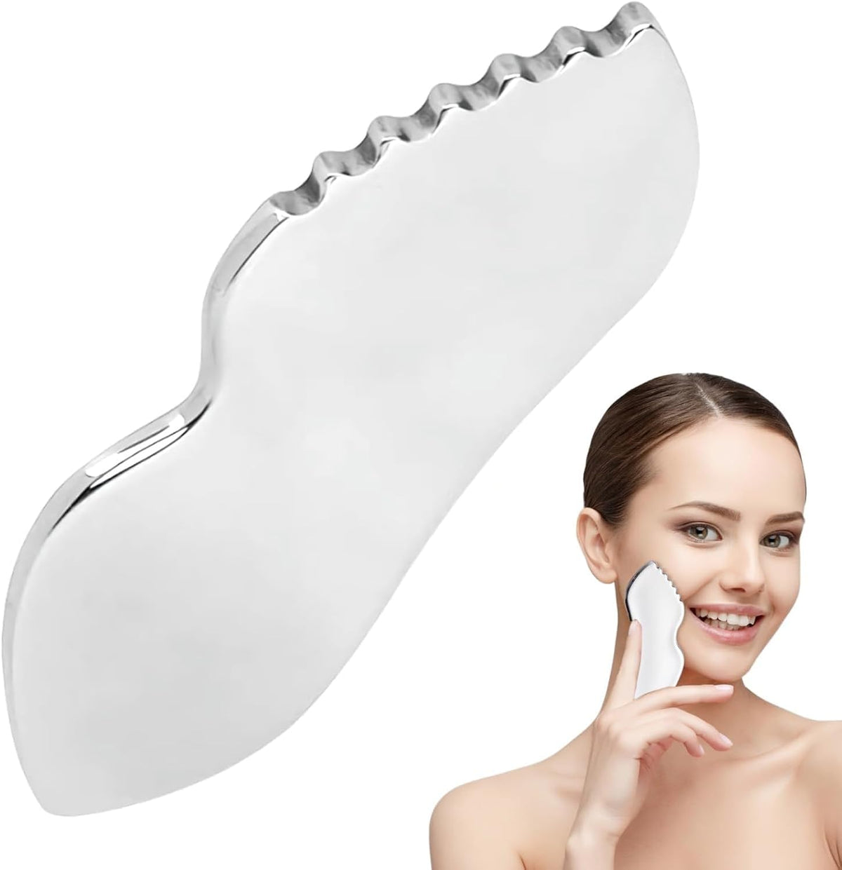 Stainless Steel Gua Sha Lymphatic Drainage